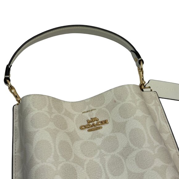 Coach Mini Tote Bag in Signature Canvas - Picture 3 of 6